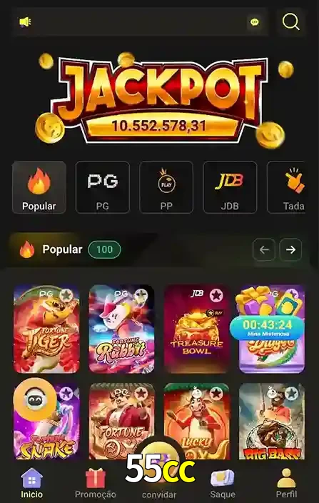 Promoções Especiais no 55cc App